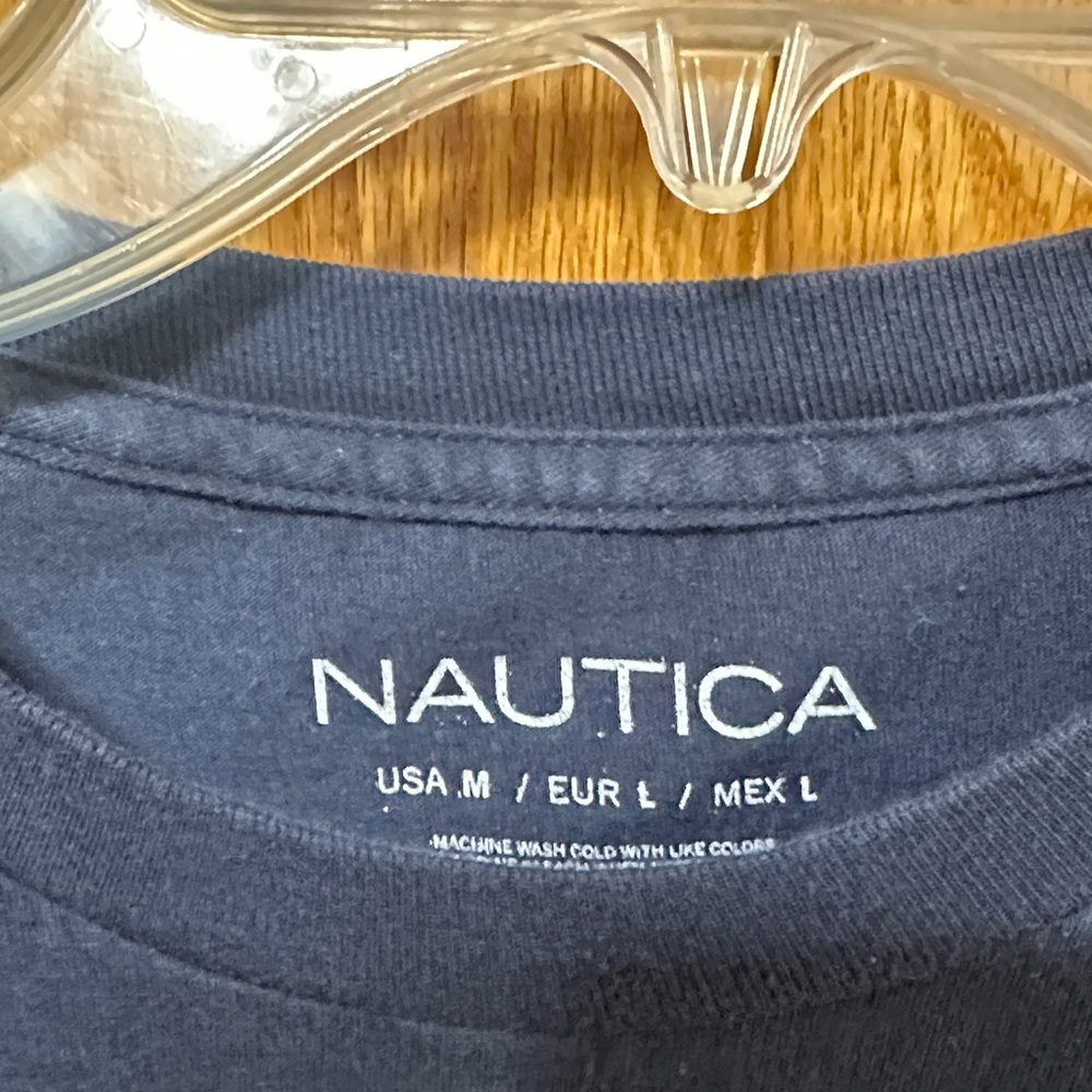 A.  Nautica Black Graphic Tee - Picture 2 of 5